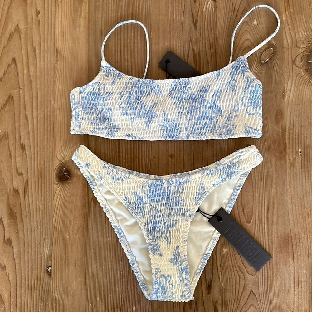 TRIANGL INESA CHEEKY INDIGO SET NO BAG 💙 NEW WITH TAGS